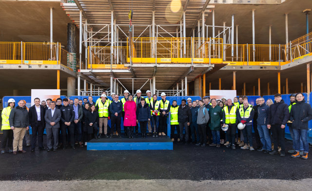 Topping Out Ceremony, Peterhouse Technology Park